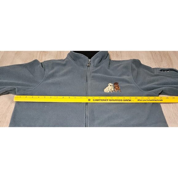 Danbury Mint Labrador Retriever Embroidered Women's  Fleece Jacket Size Xl - Picture 9 of 10